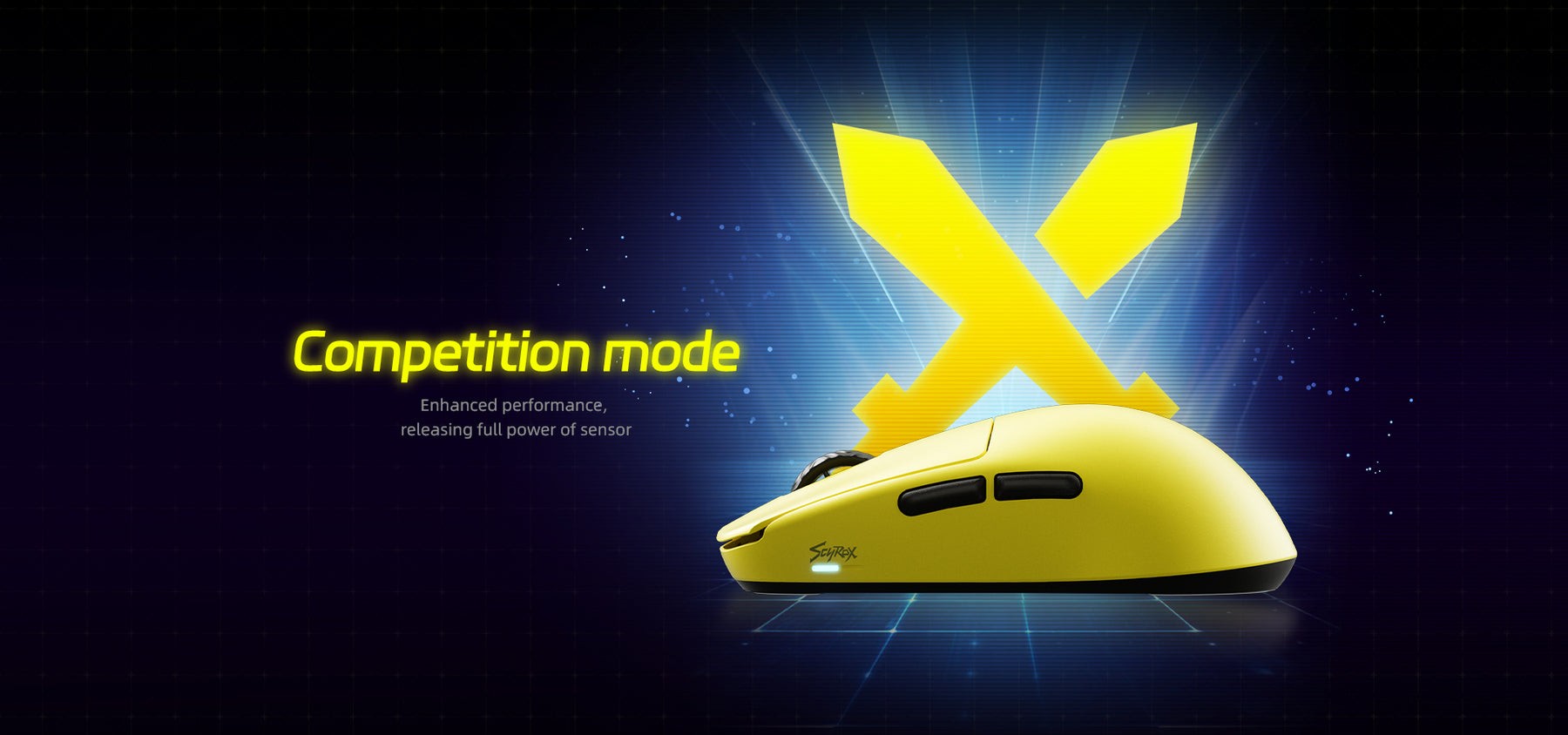 Scyrox V8 Gaming Mouse - Yellow - Micro Center