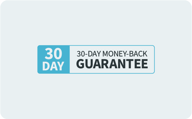 30-day money-back guarantee