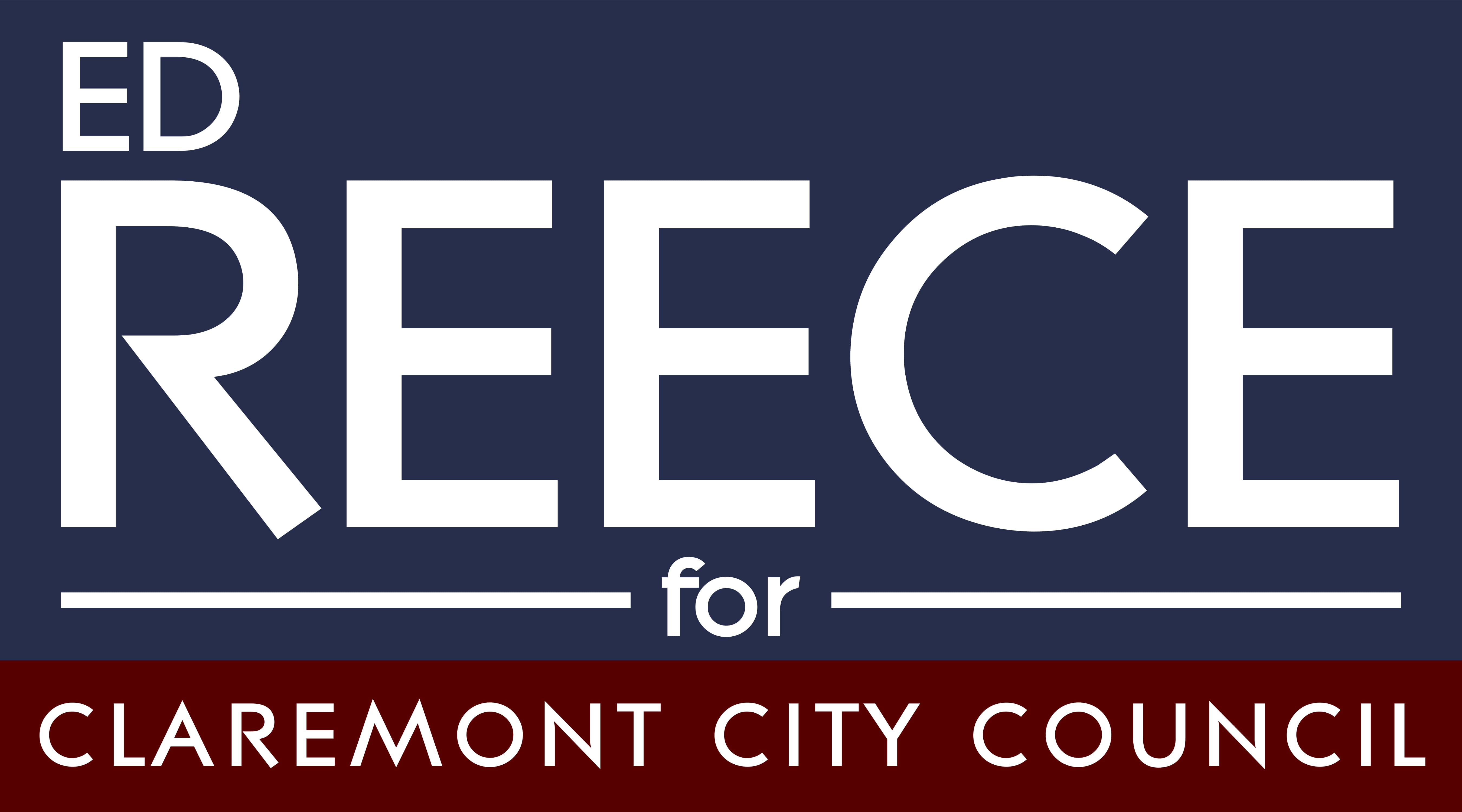 Ed Reece for Claremont City Council logo