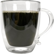 Double Wall Glass Mug 16oz from Primula