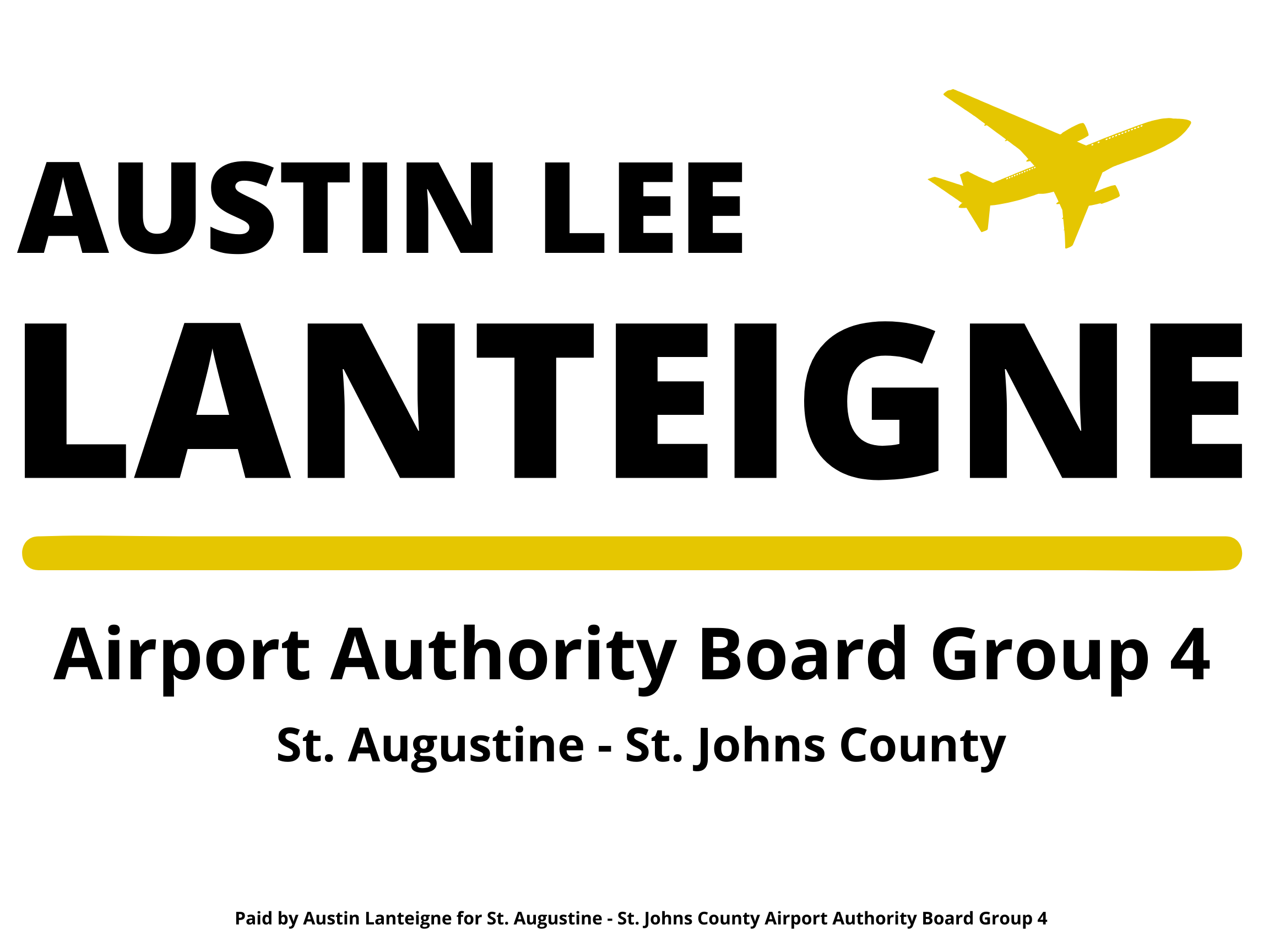 Austin Lee Lanteigne for St. Augustine St. Johns County Airport