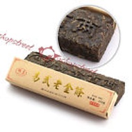 2008 Yunnan Yiwu Aged Golden Strip Puerh Ripe Brick Chinese Black Tea from EBay Streetshop88