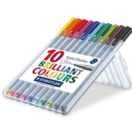 Staedtler Fineline pens