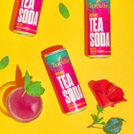 Mint Tea Soda (Hibiscus Lemonade) from Teatulia Teas