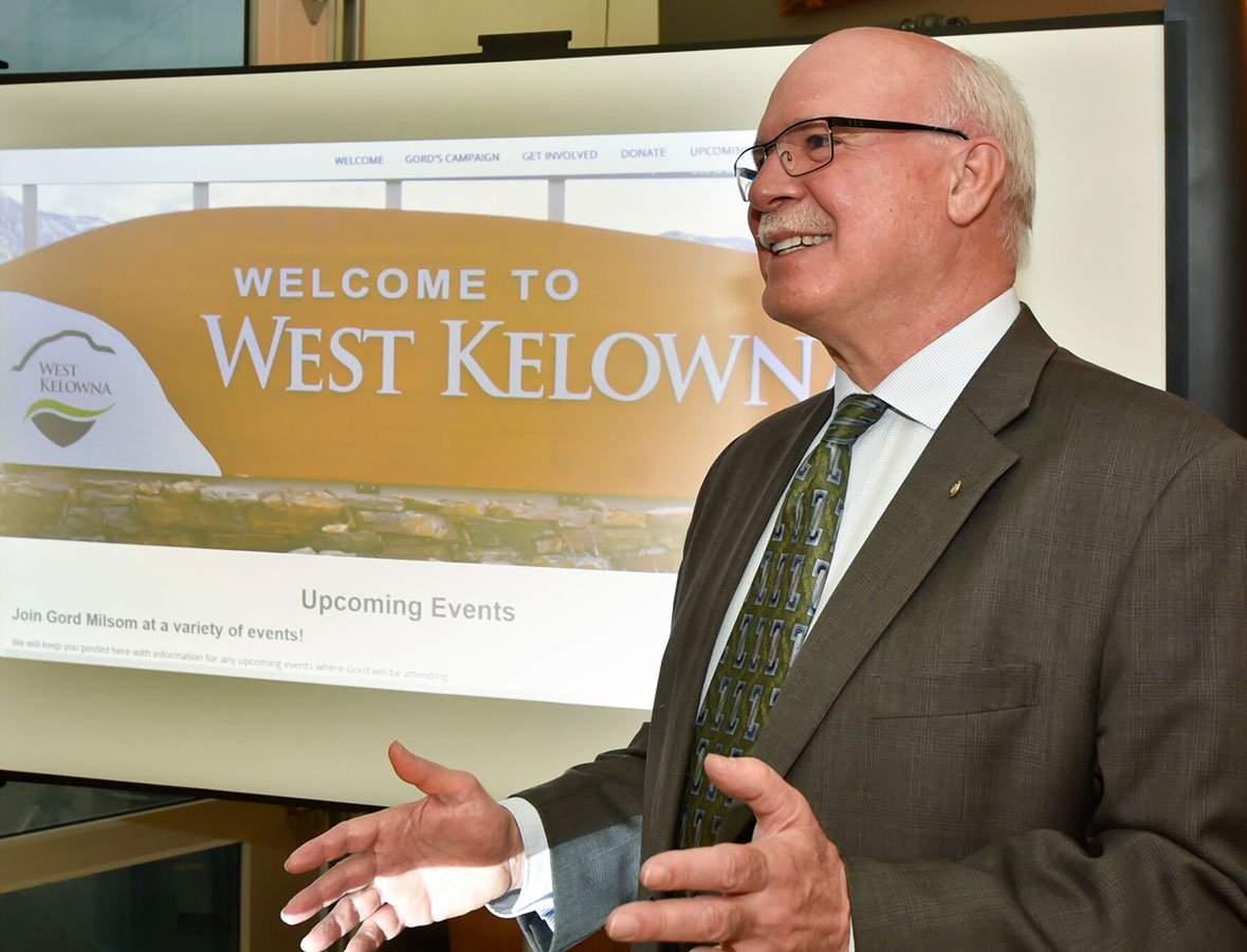 Milsom for Mayor logo