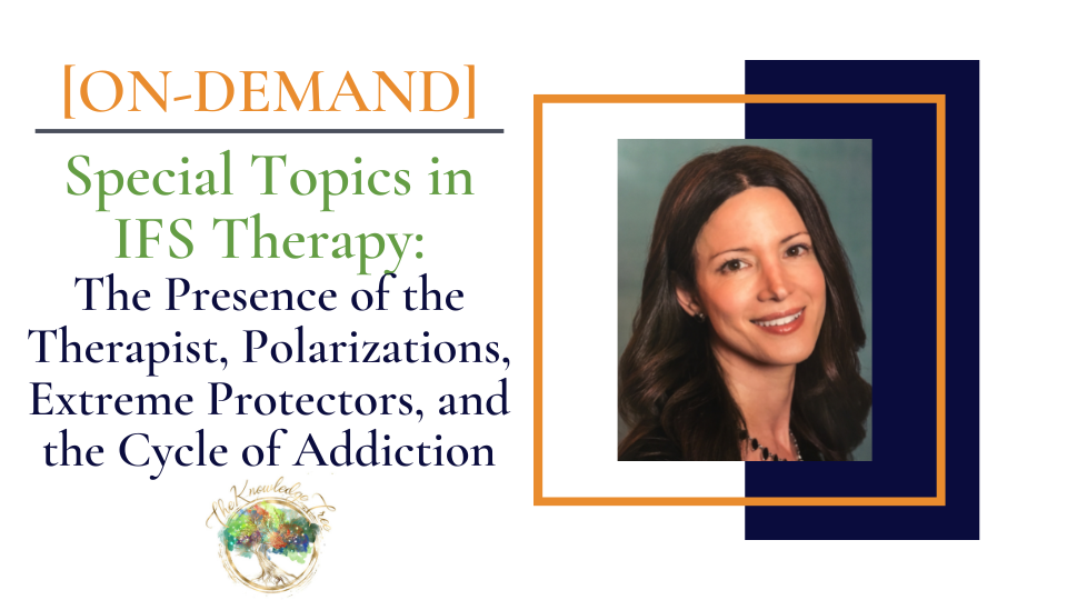 Special Topics in IFS Therapy On-Demand CE Webinar for therapists, counselors, psychologists, social workers, marriage and family therapists