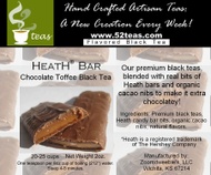 Heath® Bar Chocolate Toffee Black Tea from 52teas