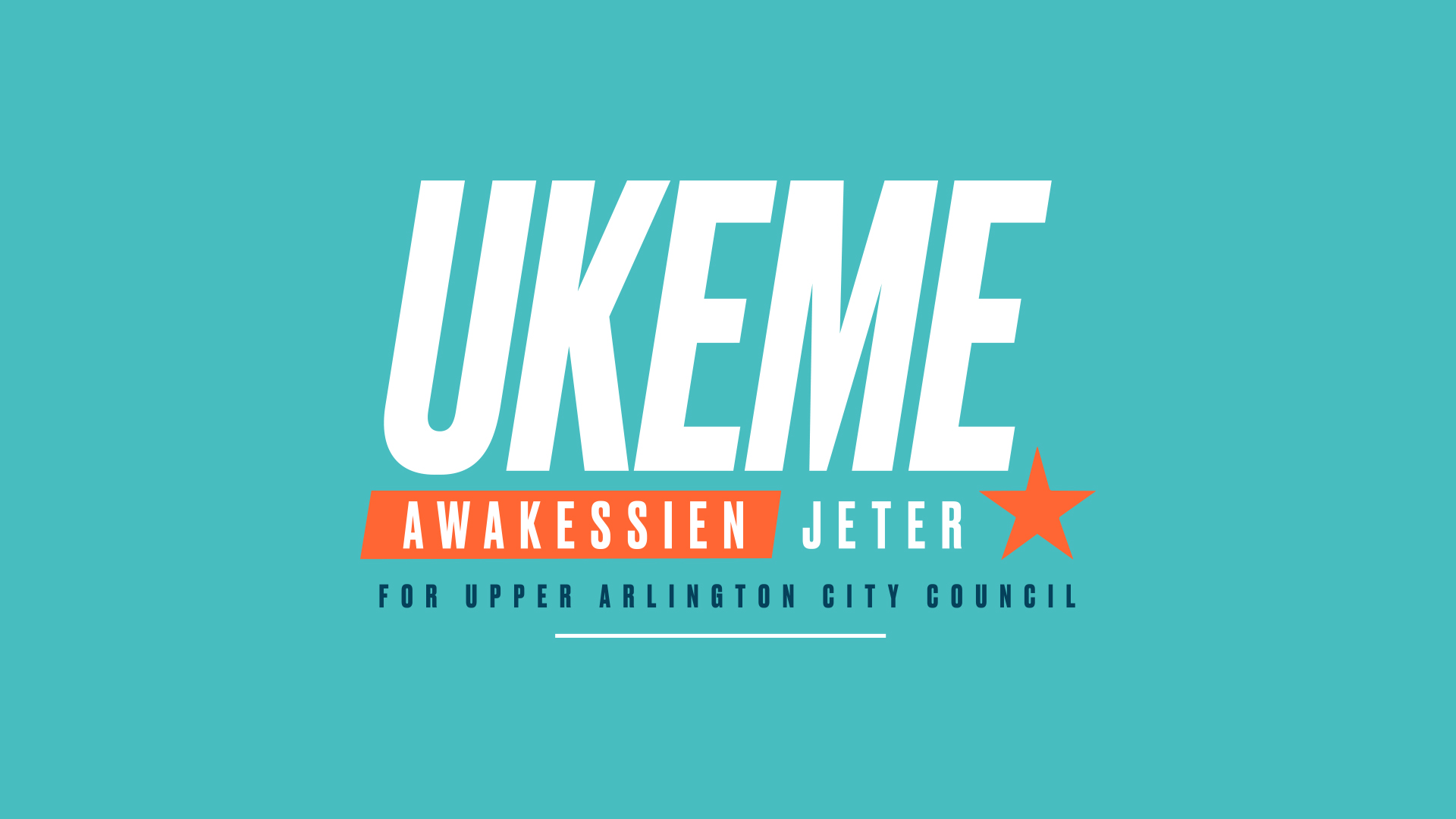 Friends to Elect Ukeme Awakessien Jeter logo
