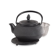 Infuse 16-Ounce Asian Cast Iron Tea Pot with Trivet from Teaware