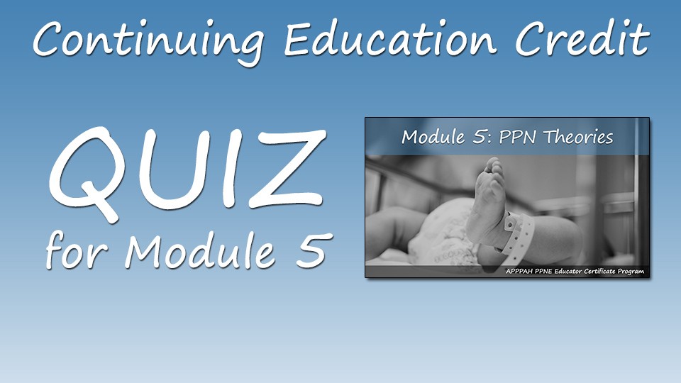  /></p><p><strong>You must be enrolled in our PPNE program (Full course or by module) to purchase this quiz.</strong></p><p>Our PPNE Course currently offers continuing education (CEs) from Commonwealth Seminars for the following professions:</p><p><strong>Psychologists:</strong></p><p>Commonwealth Educational Seminars is approved by the American Psychological Association to sponsor continuing education for psychologists. Commonwealth Educational Seminars maintains responsibility for these programs and their content.</p><p><strong>Licensed Professional Counselors/Licensed Mental Health Counselors:</strong></p><p>Commonwealth Educational Seminars (CES) is entitled to award continuing education credit for Licensed Professional Counselors/Licensed Mental Health Counselors. Please visit CES CE CREDIT to see all states that are covered for LPCs/LMHCs. CES maintains responsibility for this program and its content.</p><p><strong>Social Workers:</strong></p><p>Commonwealth Educational Seminars (CES) is entitled to award continuing education credit for Social Workers. Please visit CES CE CREDIT to see all states that are covered for Social Workers. CES maintains responsibility for this program and its content.</p><p>If applicable: Social Workers – New York State</p><p>Commonwealth Educational Seminars is recognized by the New York State Education Department’s State Board for Social Work as an approved provider of continuing education for licensed social workers. #SW-0444.</p><p><strong>Licensed Marriage & Family Therapists:</strong></p><p>Commonwealth Educational Seminars (CES) is entitled to award continuing education credit for Licensed Marriage & Family Therapists. Please visit CES CE CREDIT to see all states that are covered for LMFTs. CES maintains responsibility for this program and its content.</p><p><strong>Nurses:</strong></p><p>As an American Psychological Association (APA) approved provider, CES programs are accepted by the American Nurses Credentialing Center (ANCC). These courses can be utilized by nurses to renew their certification and will be accepted by the ANCC. Every state Board of Nursing accepts ANCC approved programs except California and Iowa, however CES is also an approved Continuing Education provider by the California Board of Registered Nursing (Provider # CEP15567) which is also accepted by the Iowa Board of Nursing.</p></div></div></div></div><div id=