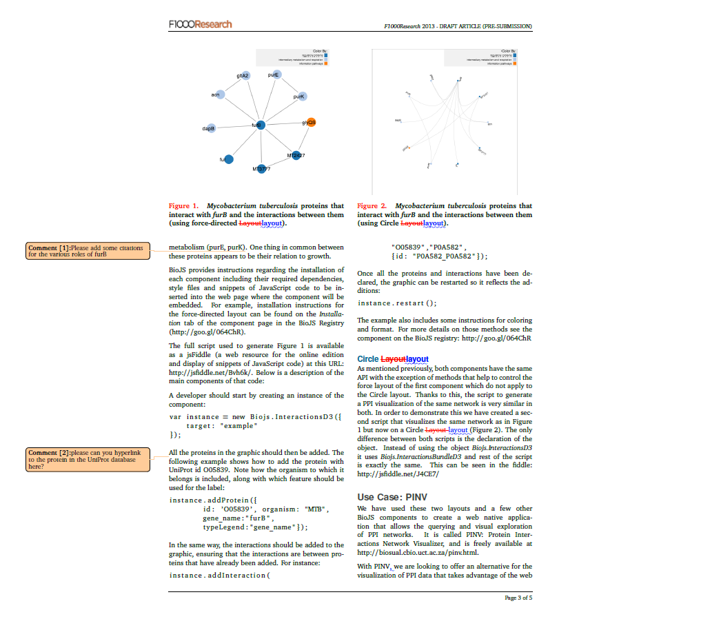 Writelatex Overleaf editorial review comments