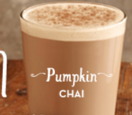 Pumpkin Spice Chai from Caribou Coffee