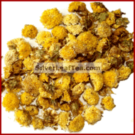 Golden Chrysanthemum Flowers from Silver Leaf Tea