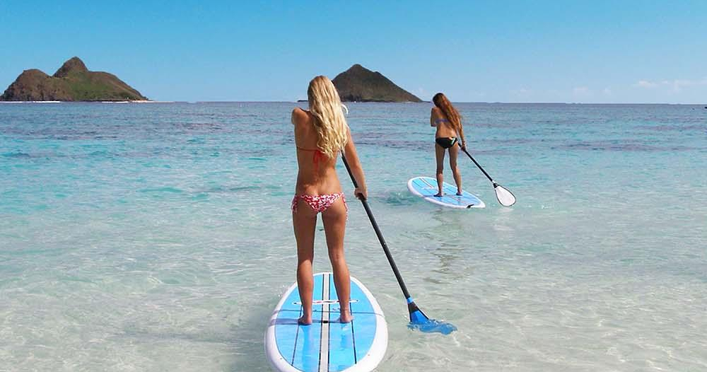 Lesson in Kailua, HAWAII with Rockon Recreation Rentals