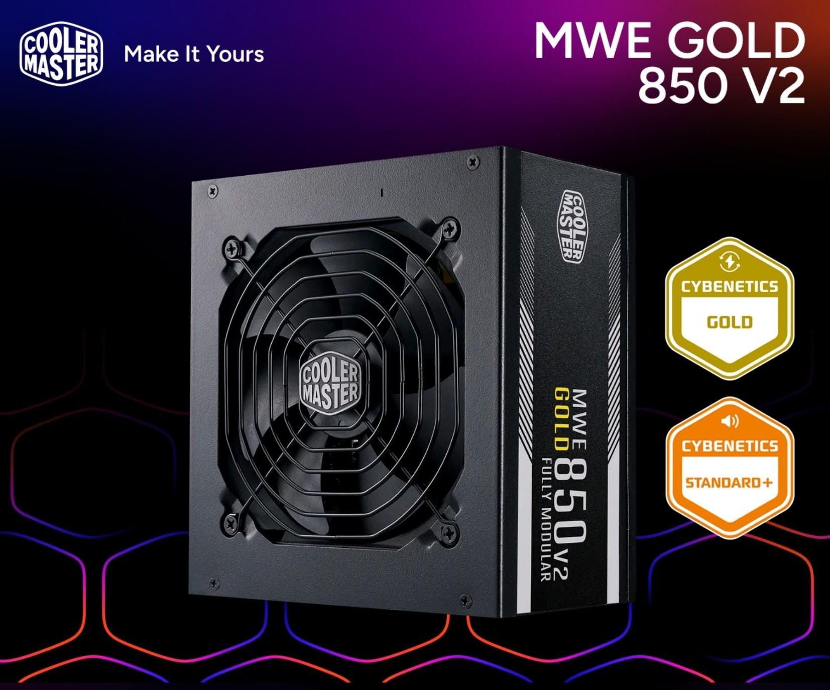 Cooler Master MWE Gold 850 V2 Fully Modular Power Supply 850W 80+