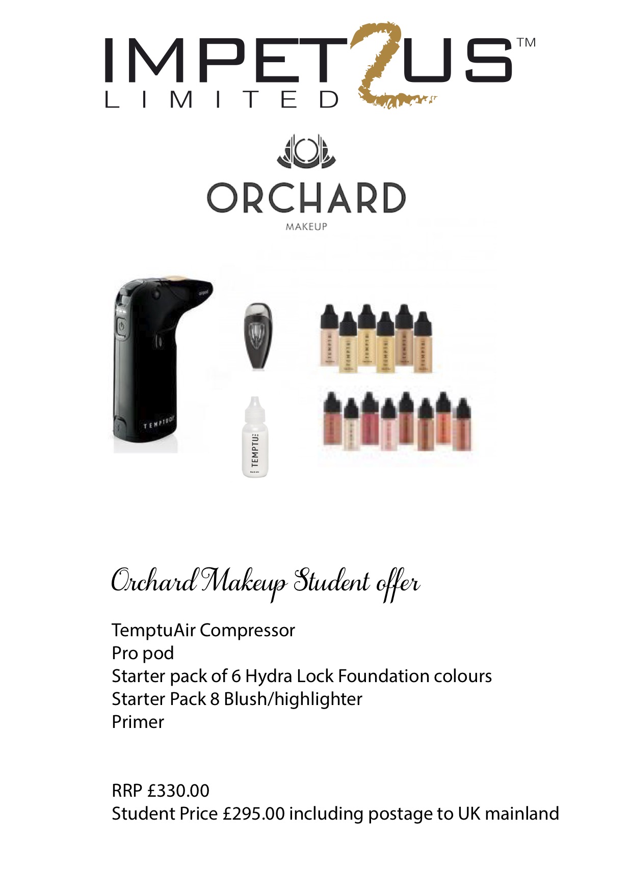 Airbrush makeup course Orchard Makeup Courses