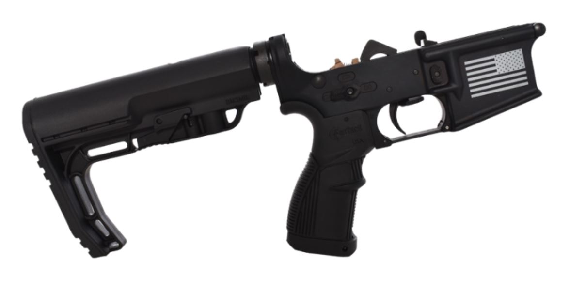 FosTech Complete Tech-15 Forged AR-15 Lower Receiver - Black | Flag ...