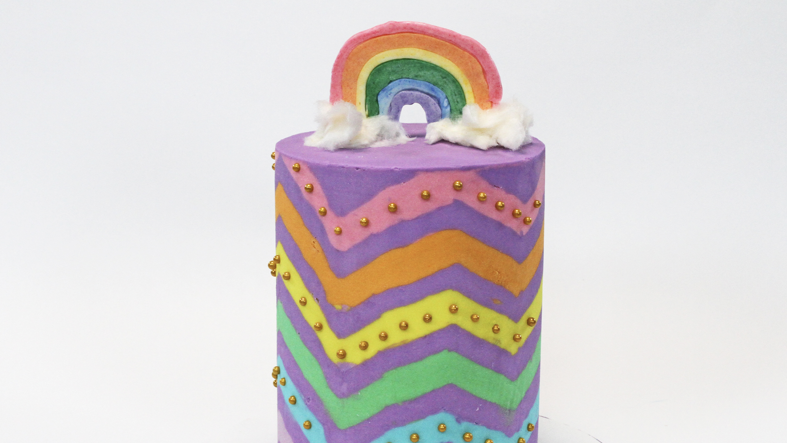 Product image for *Rainbow Zig Zag Cake MiniCourse