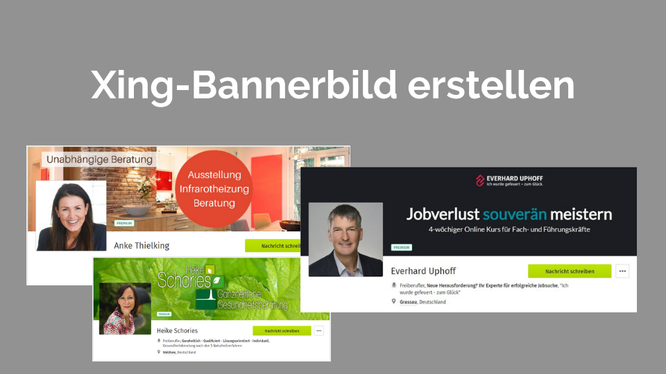 Xing Bannerbild Erstellen Piarry Akademie