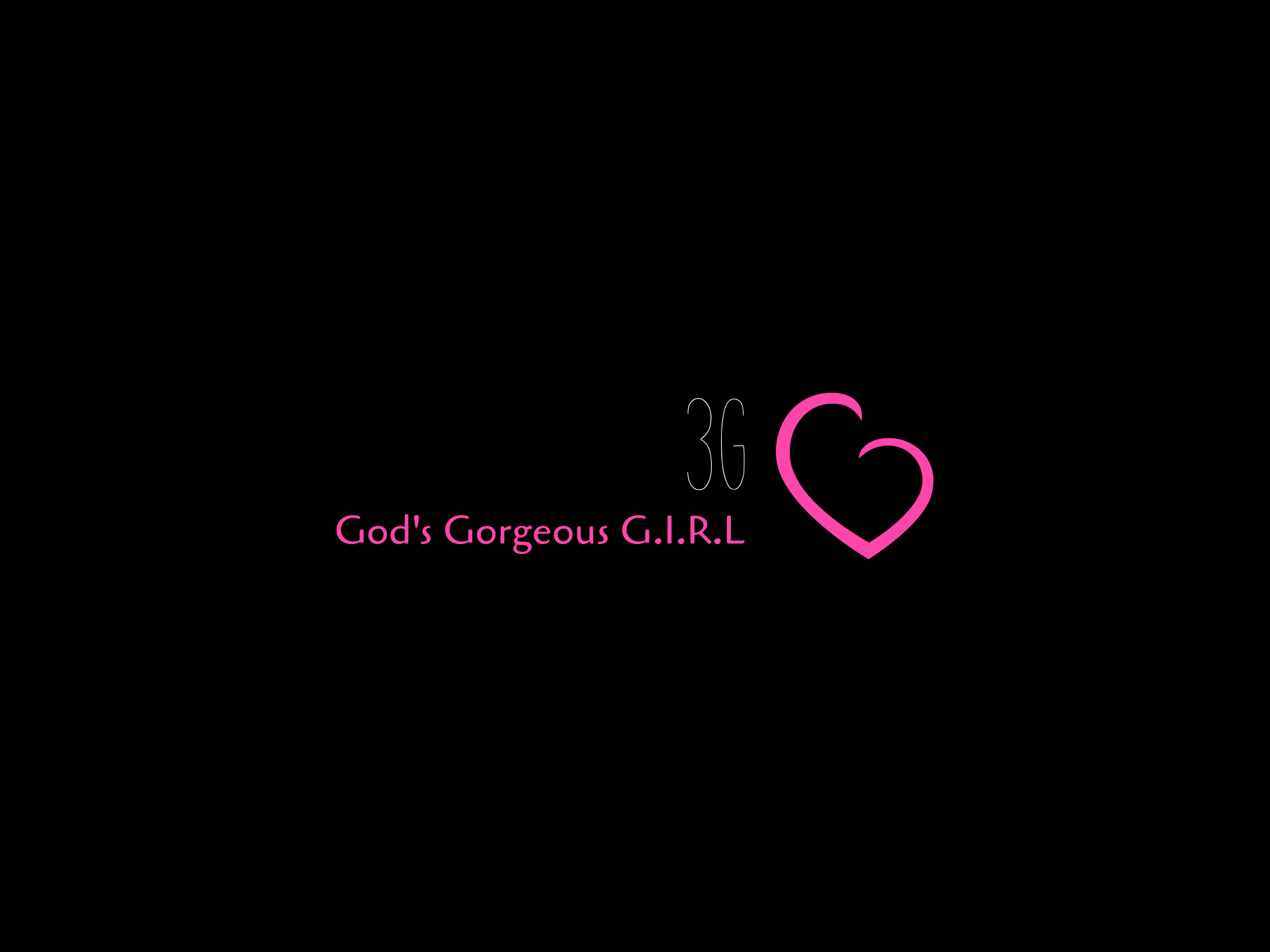 3G Gods Gorgeous GIRL logo