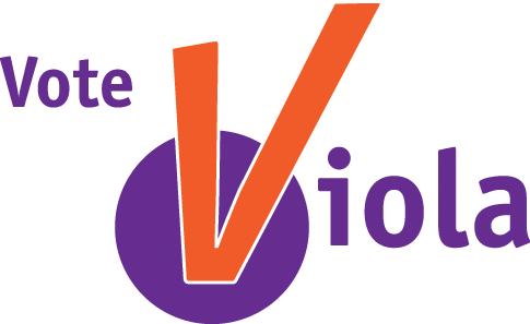 Vote Viola! logo
