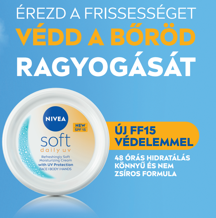 Érezd a frisseséget, védd a bőröd ragyogását; Új FF15 védelemmel; 48 órás hidratálás, könnyű és nem zsíros formula