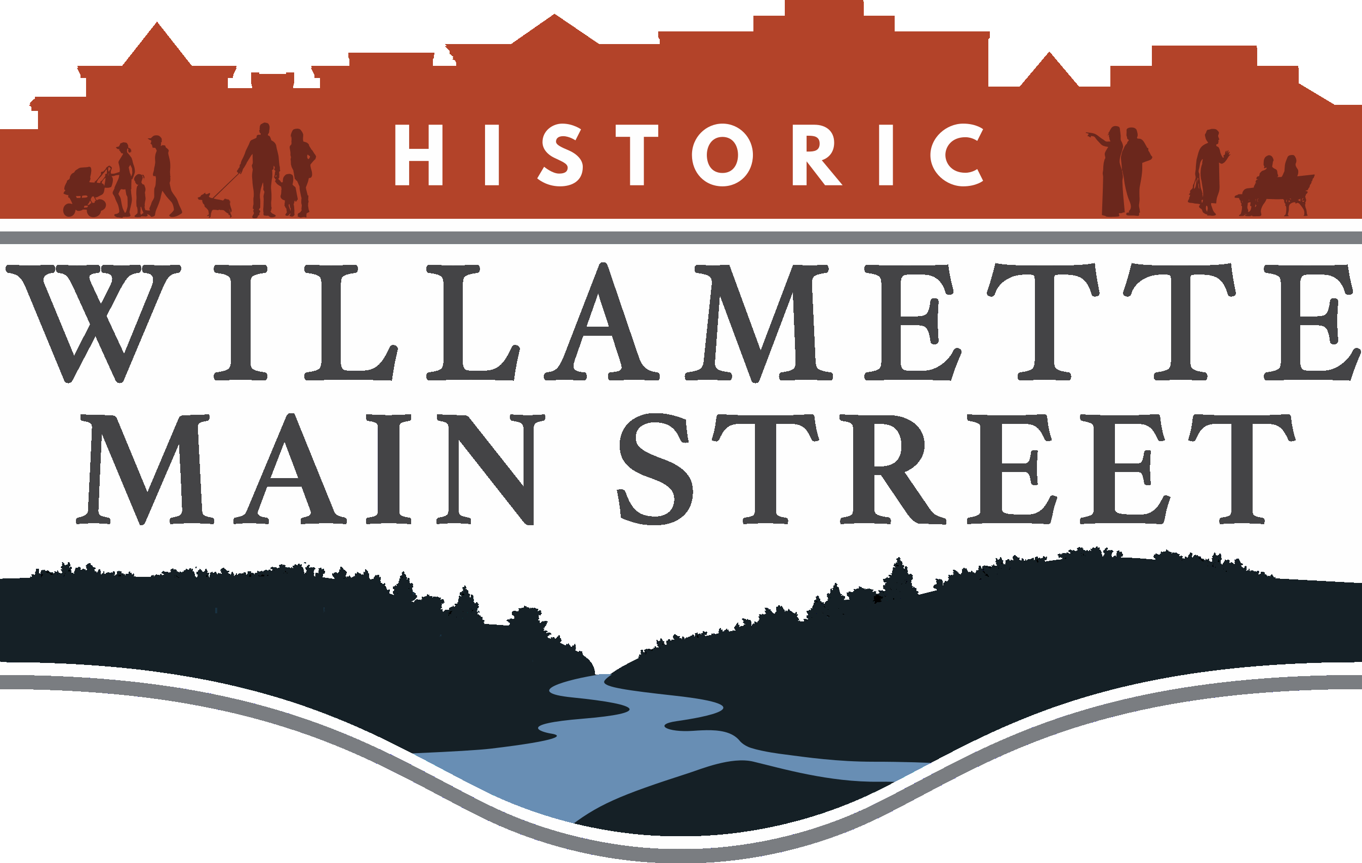 Historic Willamette - A Main Street Community logo