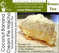 Coconut Banana Cream Pie Hojicha from 52teas