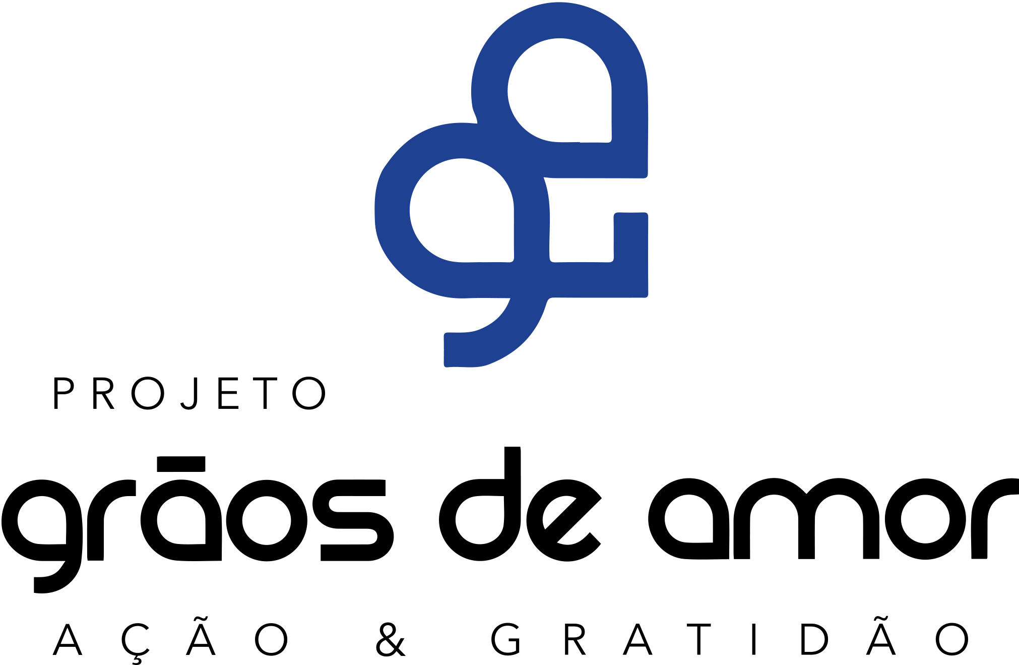 Projeto Grãos de Amor logo