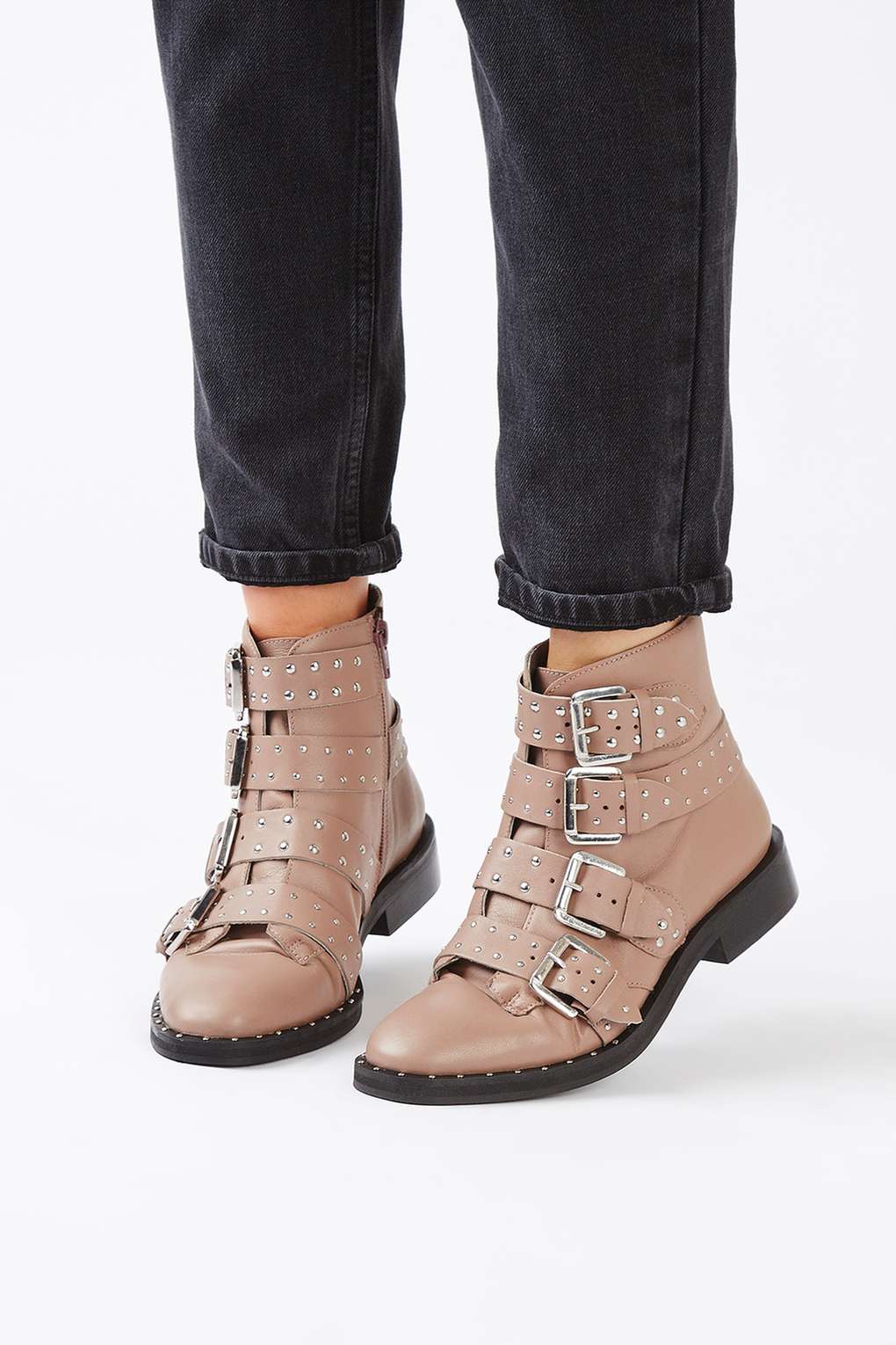 grey boots topshop