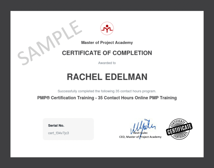 Project management certification online hotsell