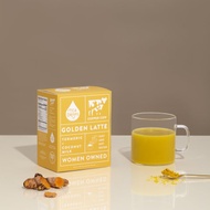 Golden Latte Turmeric Tea Packets with Coconut Milk from Tea Drops