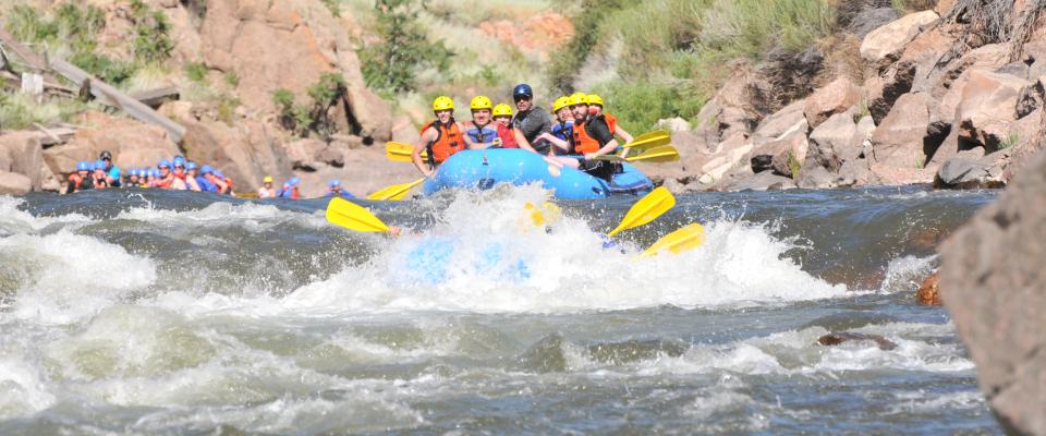 Experience the thrill of white water rafting on the Royal Gorge in Cañon City, Colorado, with Monumental Expeditions for a full day of adventure. This iconic river run offers adrenaline-pumping rapids and breathtaking views of the rugged canyon walls, making it a perfect day trip for outdoor lovers seeking excitement and nature's splendor. Whether you're a seasoned rafter or a first-timer, this guided tour provides expert instruction and safety gear, ensuring an enjoyable and secure adventure. As you navigate through Class III and IV rapids, you'll pass scenic rock formations and historical bridges, gaining insights from experienced guides along the way. The Royal Gorge's powerful currents and stunning geology make every moment on the water unforgettable. After the trip, relax at nearby cafes or explore local shops in Cañon City, and consider extending your stay to discover Colorado's vibrant outdoor scene. This full-day experience combines adrenaline, nature, and stunning landscapes, making it an ideal outing for families, groups, or solo explorers seeking a memorable Colorado adventure. - Colorado Springs