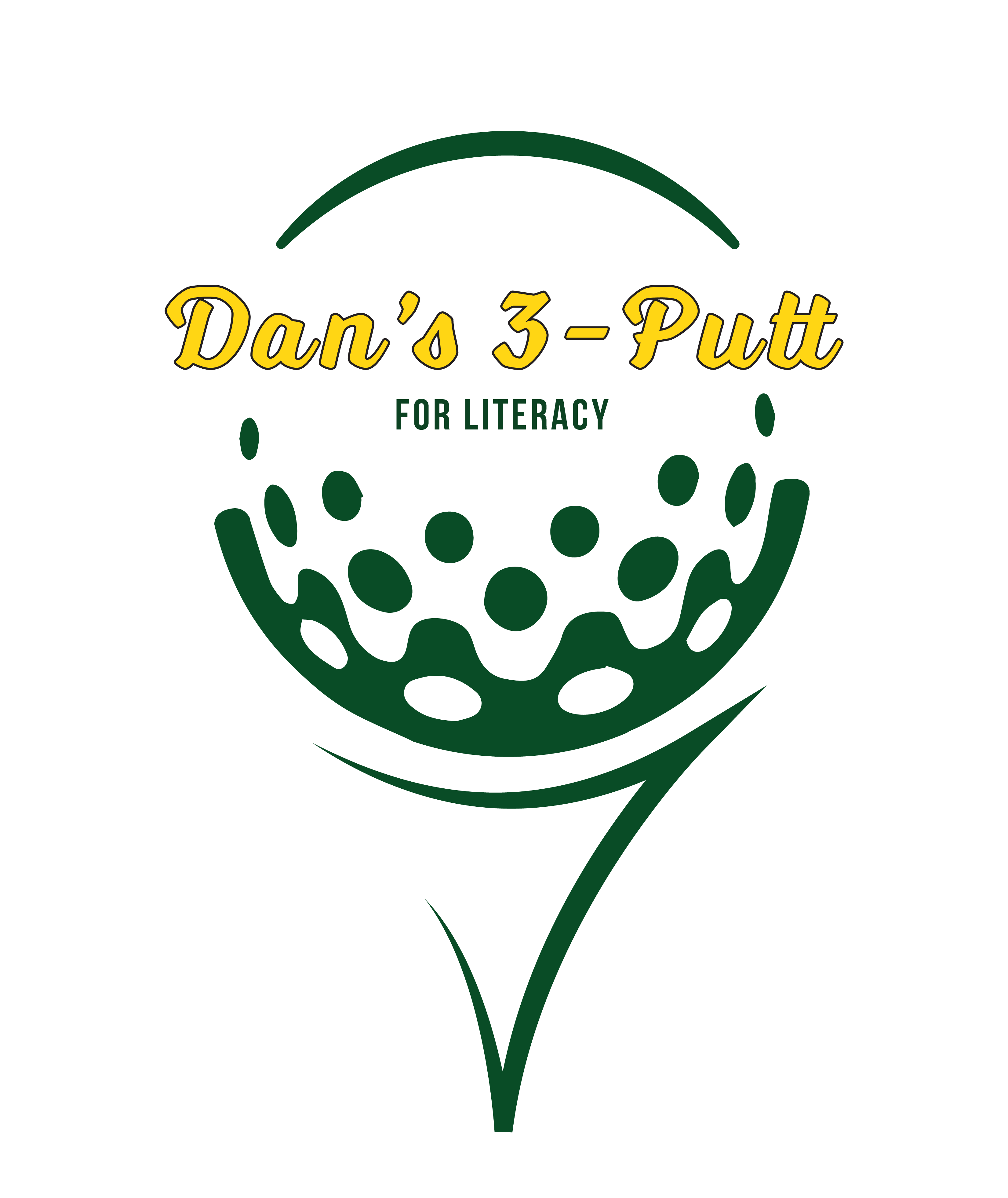 Dan's 3-Putt for Literacy logo
