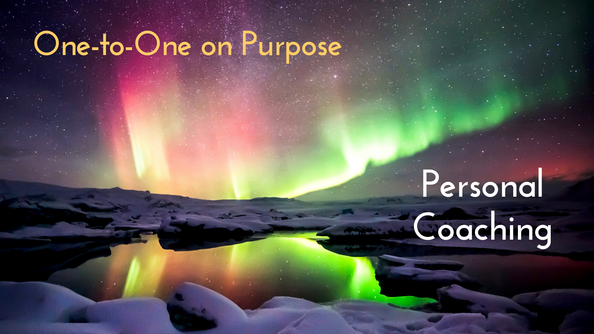 Personal Coaching – One-to-One on Purpose