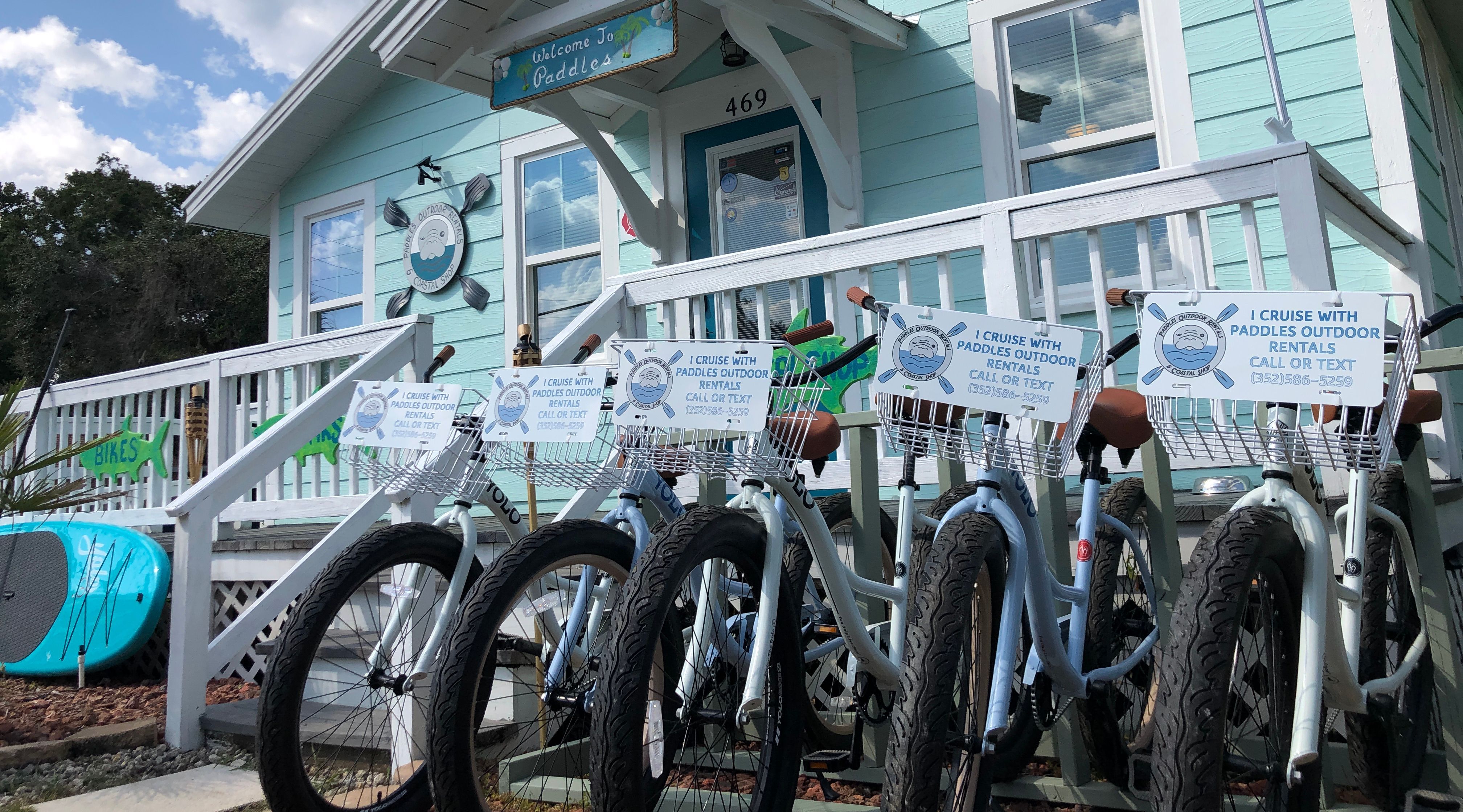4 Hour YOLO Beach Cruiser Bike Rental at Crystal River