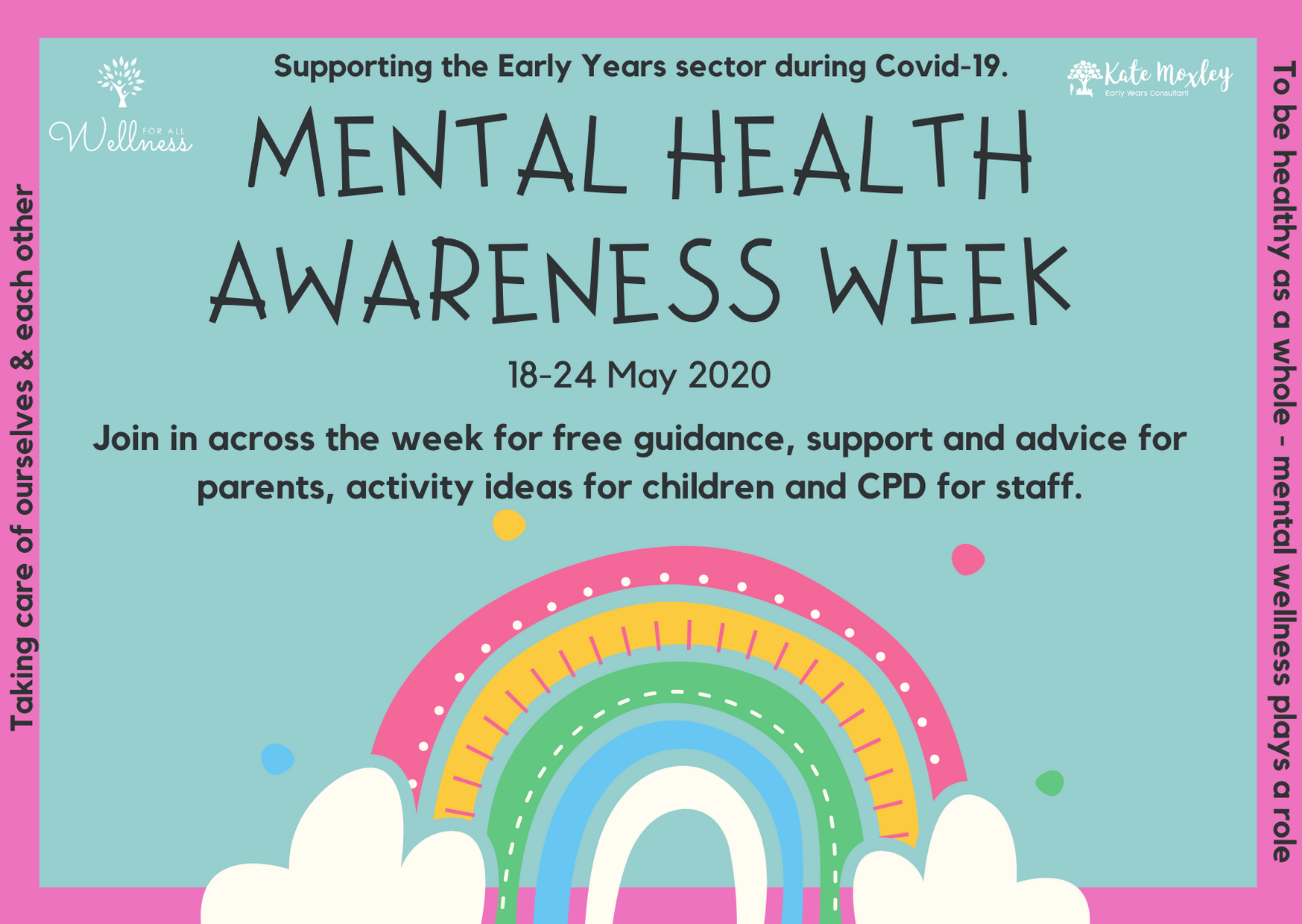 Mental Health Awareness Week for Early Years Staff Kate Moxley Early