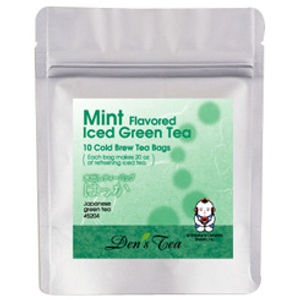 Mint Iced Green Tea Bags Tea by Den's Tea — Steepster