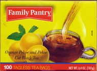 Orange Pekoe and Pekoe Cut Black Tea from Family Pantry