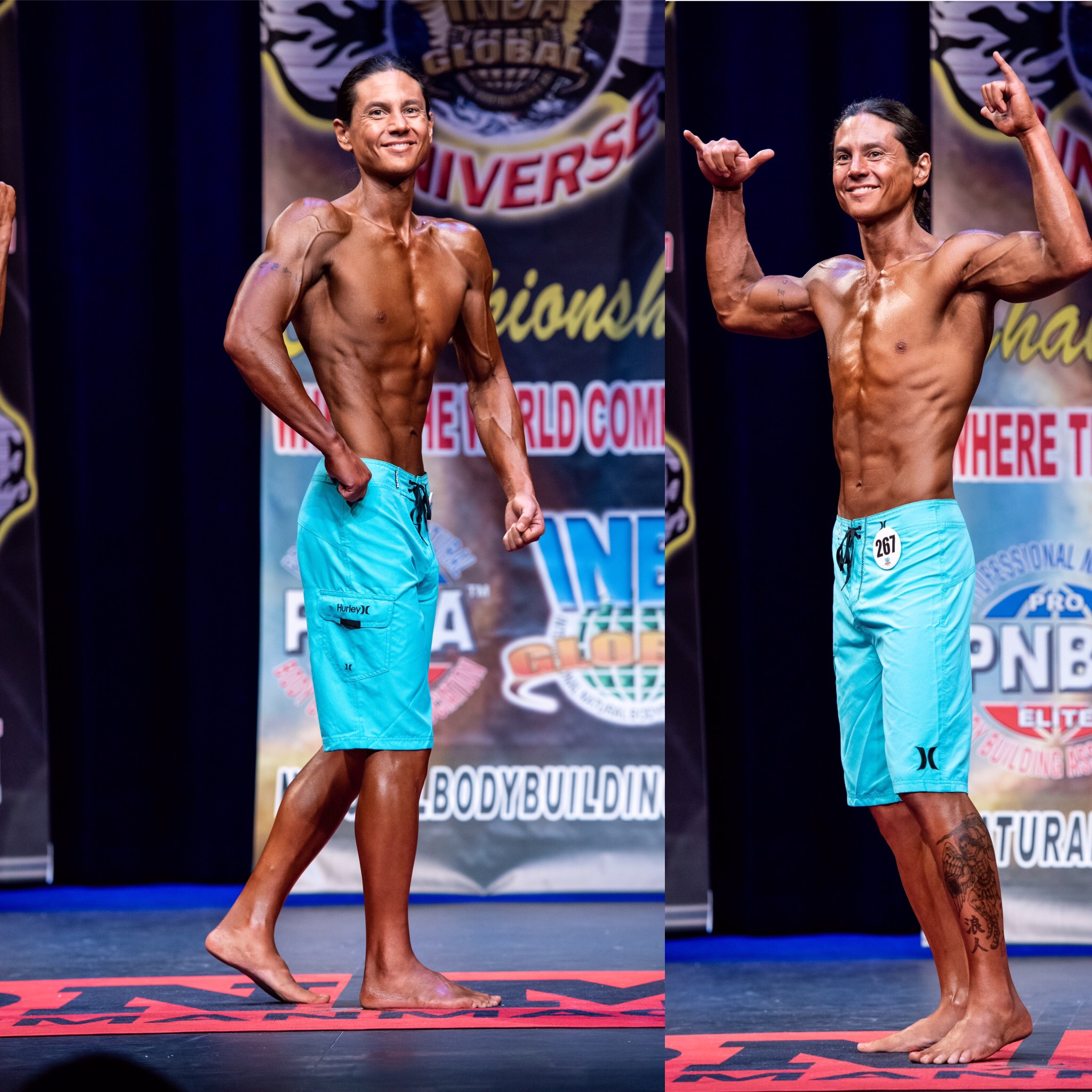 Men's physique training 2025 split