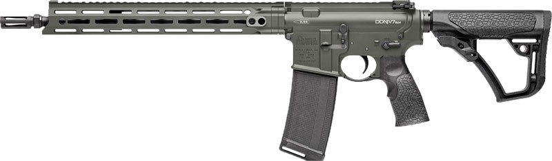Daniel Defense 0212801219047 DDM4 V7 SLW 5.56x45mm NATO 14.50" 32+1 Deep Woods Green Cerakote 6 Posi