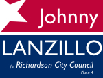 Johnny Lanzillo for Richardson logo