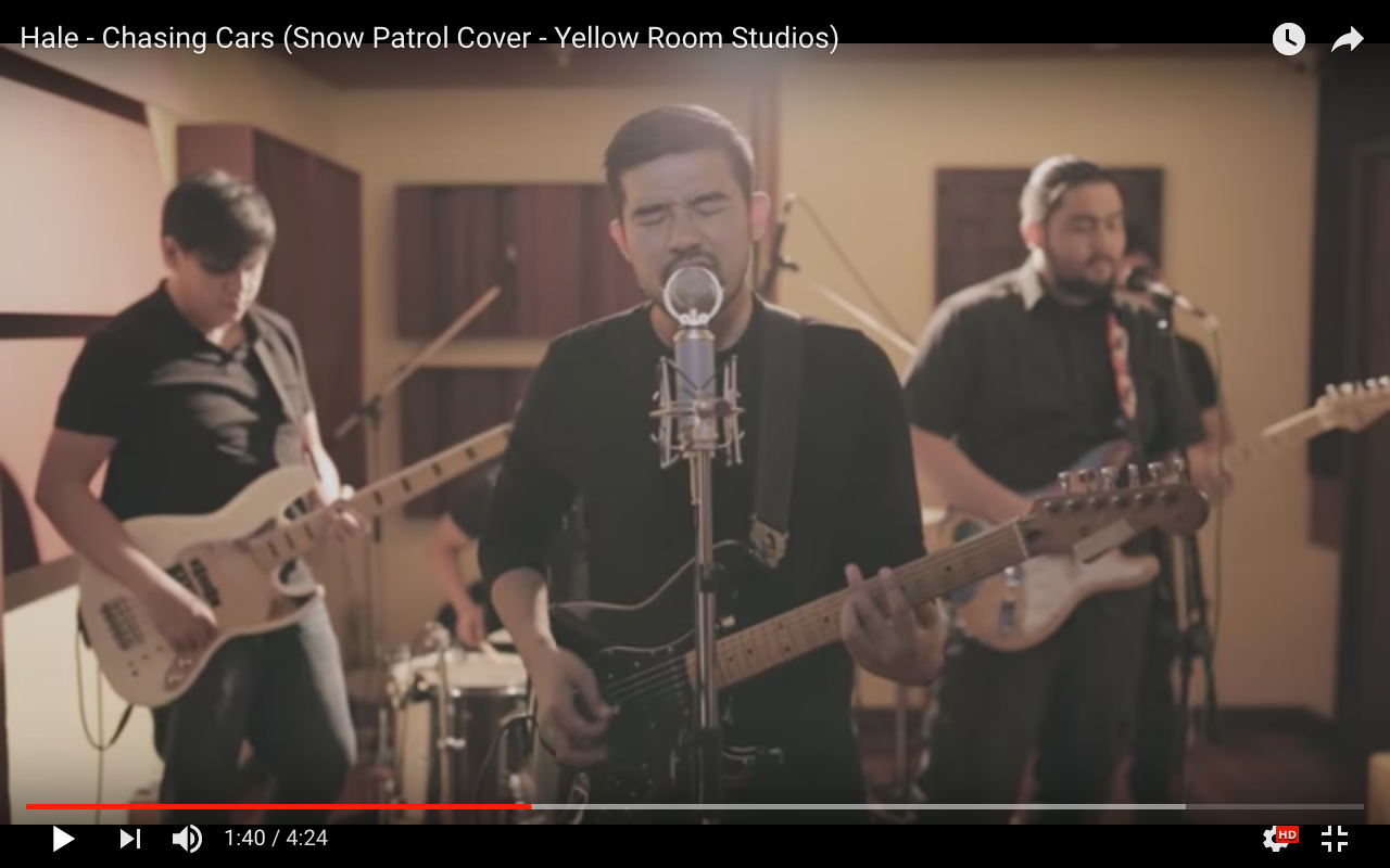 Watch Hale perform Alon and Chasing Cars live from the Yellow Room Studios