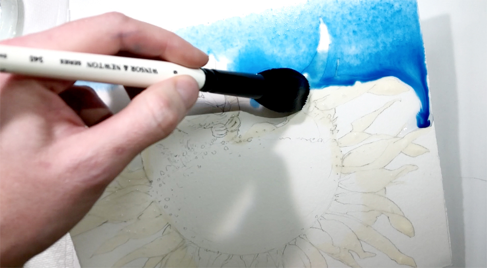 Using Masking Fluid on a Watercolor Landscape - My Thoughts and Tips f –  Kim Everhard Art