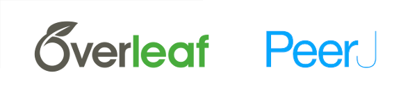 Overleaf PeerJ logo