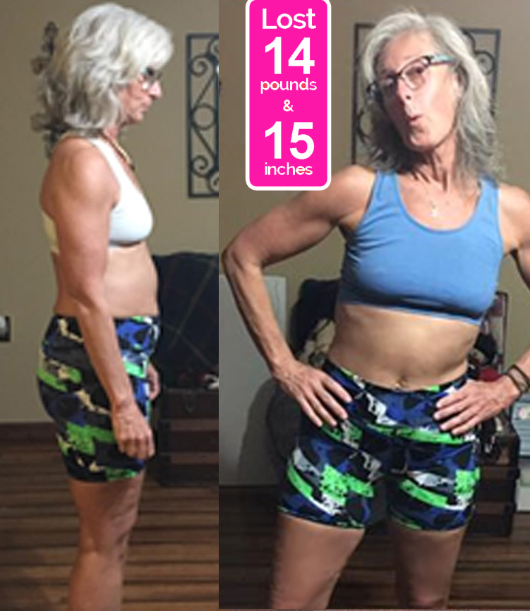 Cathy Before & After Pics - Janis Saffell 4 Week Fat Blaster