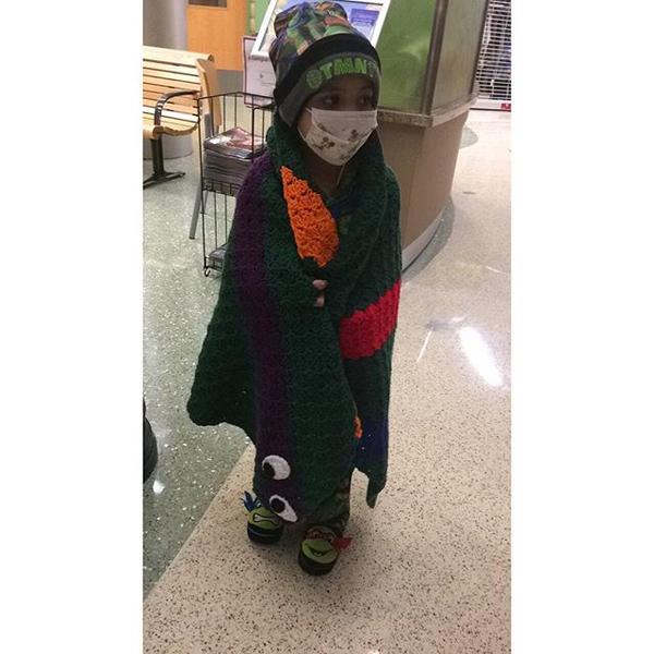 He left the hospital decked out in ninja turtle attire as the happiest kid Ive seen in a while so thankful and blessed for the little things in life like having him back home right in time for thanksgiving so much love for you and everyone who has given us so much support jpg