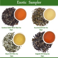 Exotic Sampler (4x50gm) by Golden Tips Tea from Golden Tips Teas