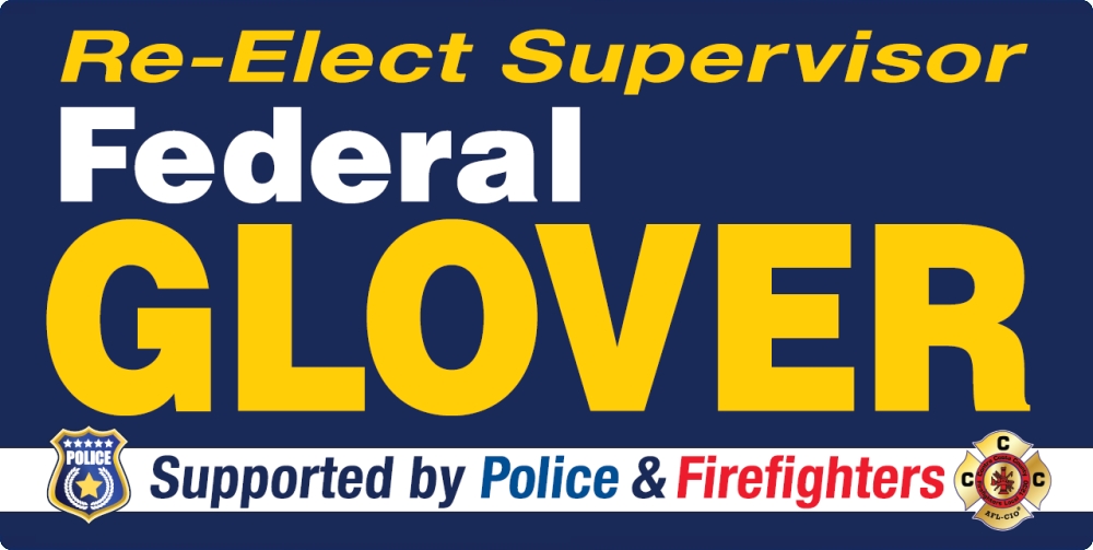 Federal Glover for Supervisor 2020 logo