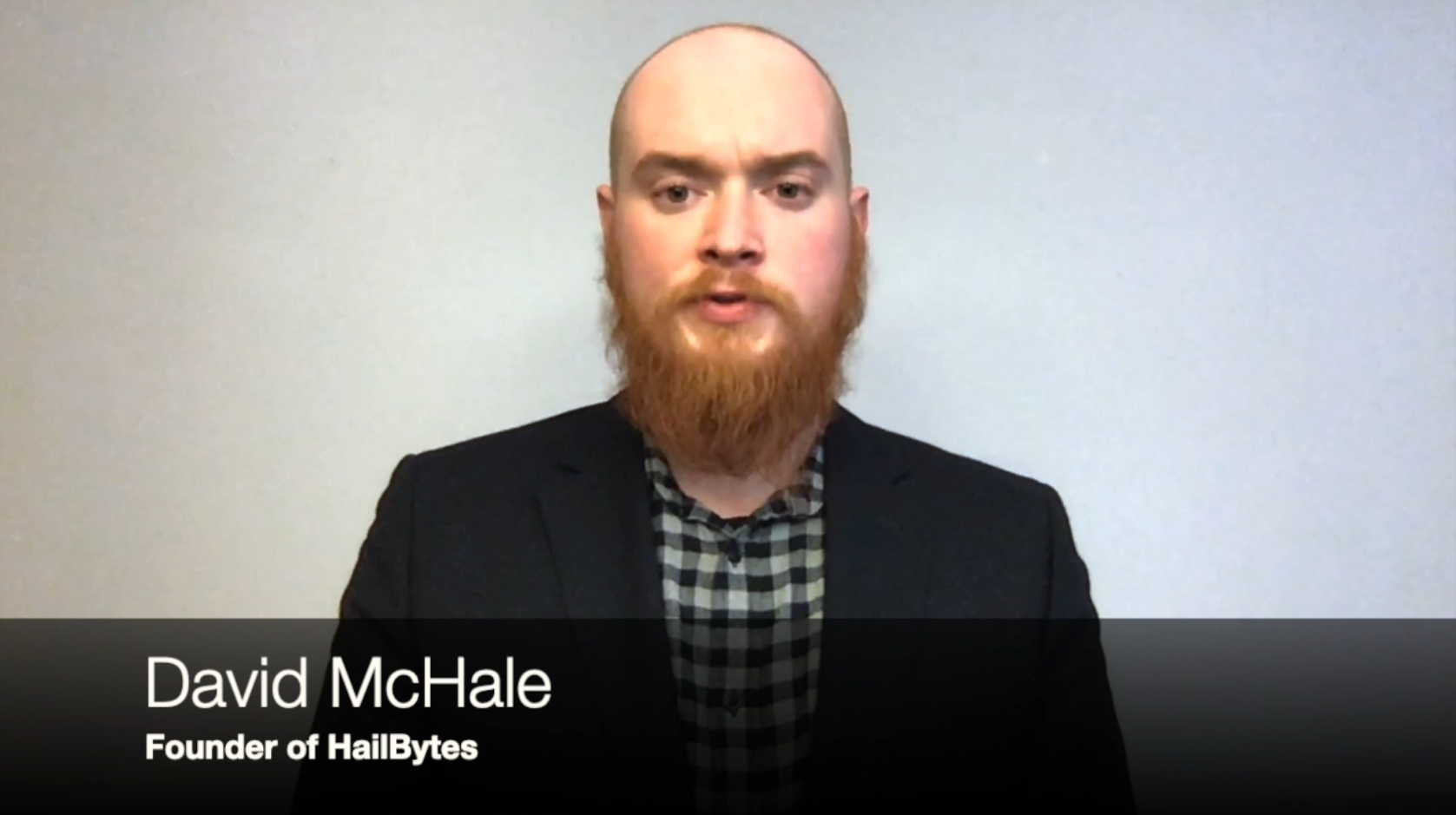 Picture of David McHale, founder of HailBytes.